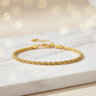 Bransoletka Chain Stack – Pozłacana Bransoletka Łańcuszkowa