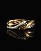 Pierścionek Water Ripple – Asymetryczny Design