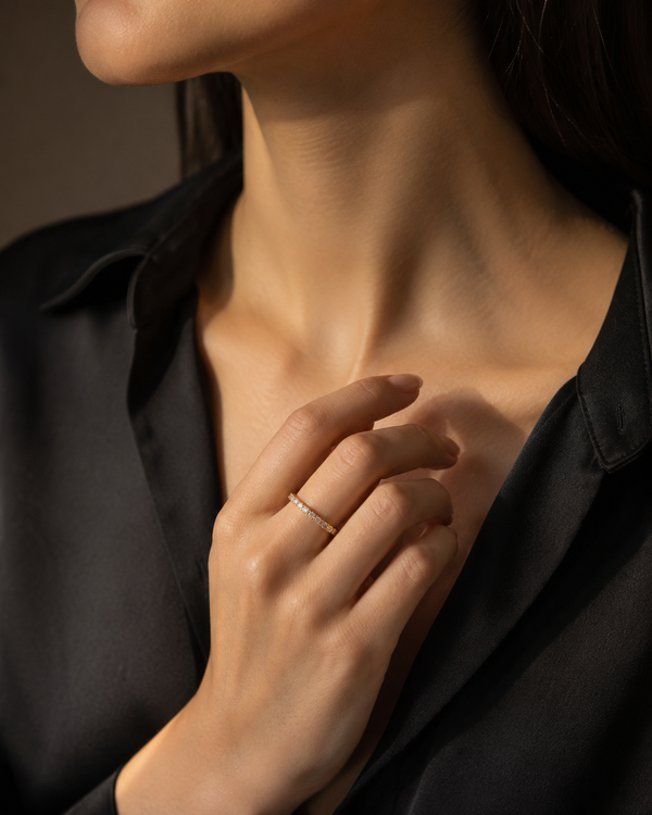 Pierścionek Diamond Geometry – Stackable Ring
