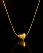 Naszyjnik Love Heart z wisiorkiem w kształcie serca dla kobiet