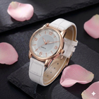 Zegarek Two Tone Elegance – Damski Zegarek Kwarcowy ze Skórzanym Paskiem