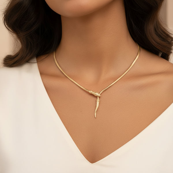 Naszyjnik Snake Luxe – Flat Snake Chain