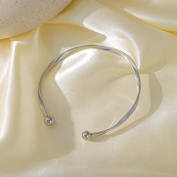 Bransoletka Knot Luxe – Titanium Steel Bracelet